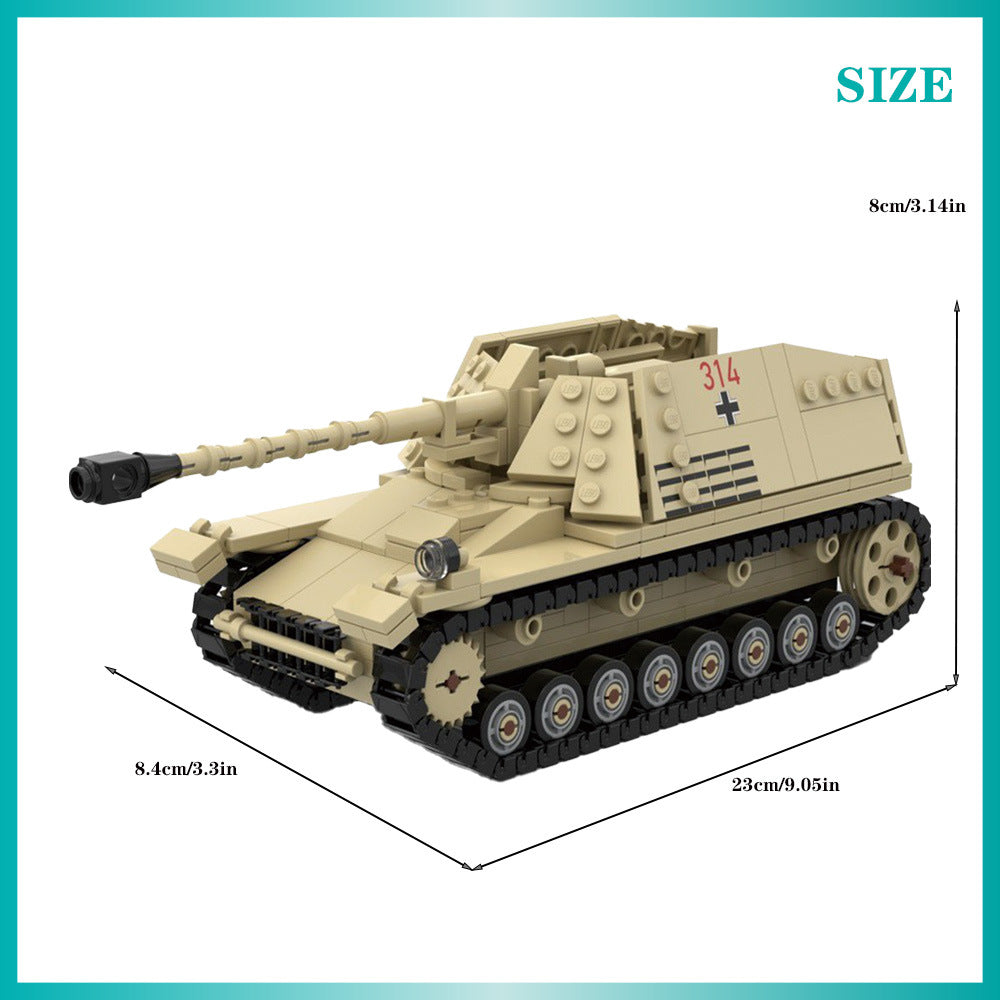 nashorn tank destroyer building set | moc-158862 - 1