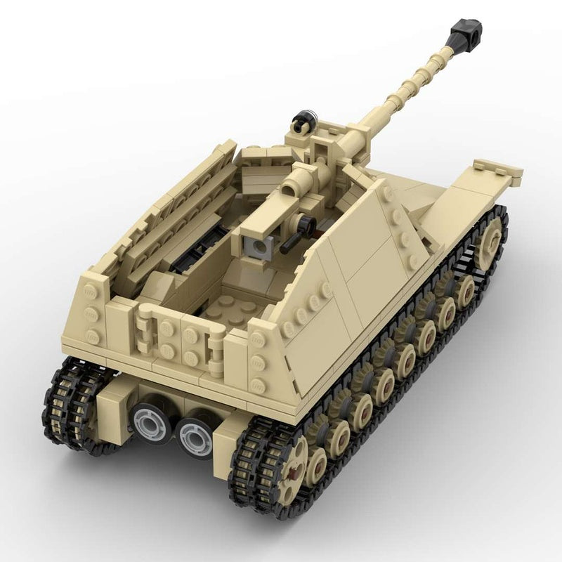 Nashorn Tank Destroyer MOC Military Building Kit - 719 PCS WWII Model - 3