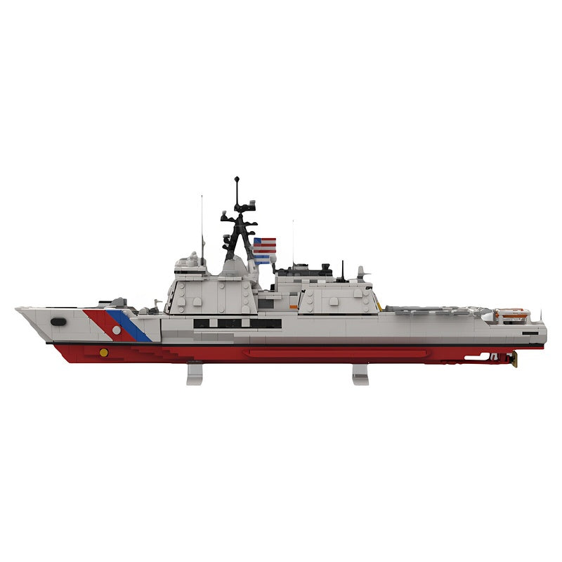 National Security Cutter MOC Modern Patrol Ship Building Kit - 2