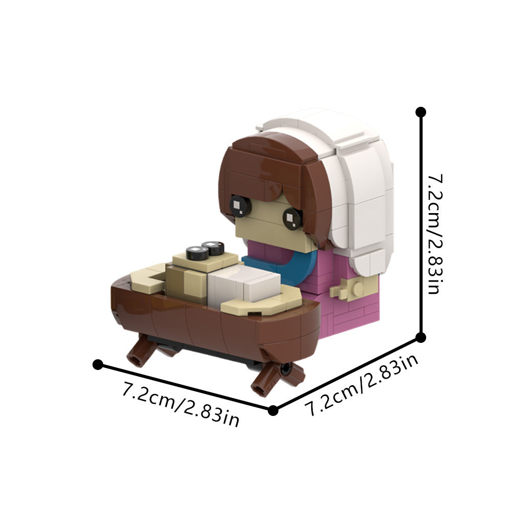 nativity scene brickheadz building set | moc-130386 - 3