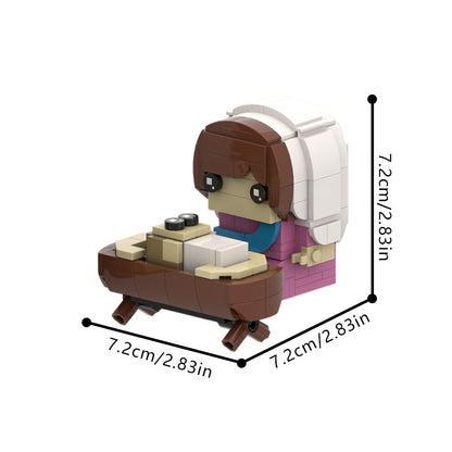 nativity scene brickheadz building set | moc-130386 - 3