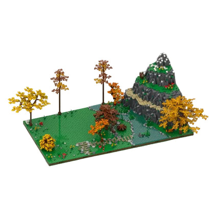 Nature Diorama and Display for set A-Frame Cabin Building Kit | Compatible MOC - 1