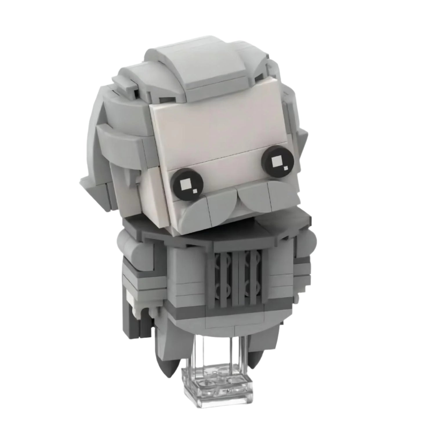 nearly headless nick brickheadz moc | harry potter | compatible with lego - 1