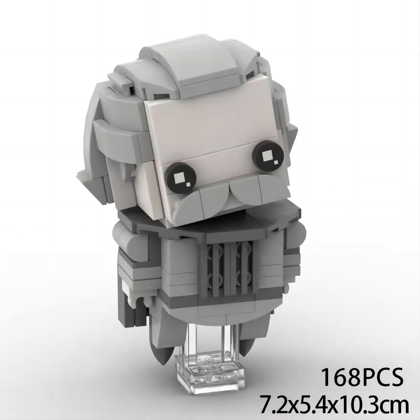 nearly headless nick brickheadz moc | harry potter | compatible with lego - 3