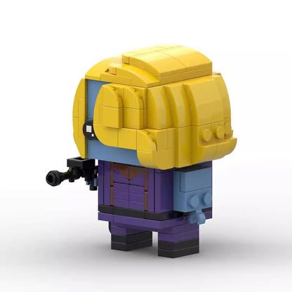 nebula brickheadz moc building set | lego-compatible marvel - 3