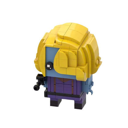 nebula brickheadz moc building set | lego-compatible marvel - 5