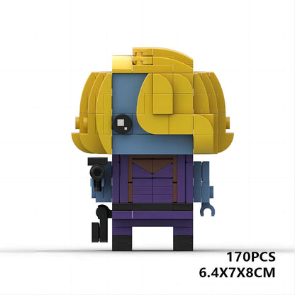 nebula brickheadz moc building set | lego-compatible marvel - 6