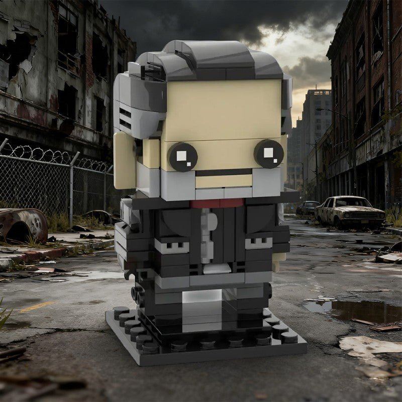 negan smith brickheadz building kit | the walking dead | moc-215558 - 1