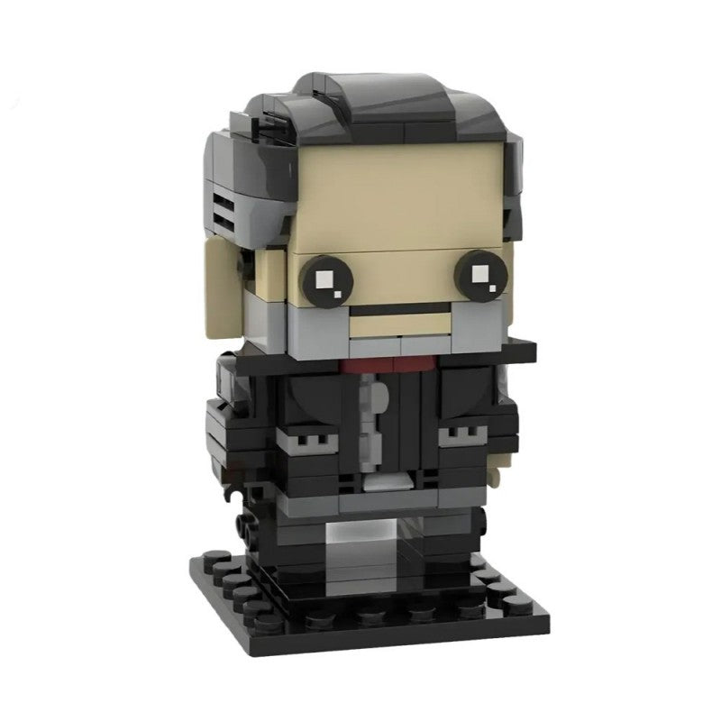 negan smith brickheadz building kit | the walking dead | moc-215558 - 4