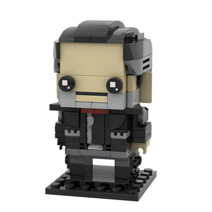 negan smith brickheadz building kit | the walking dead | moc-215558 - 5