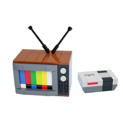 nes and tv building kit | small scale | moc-80942 - 3
