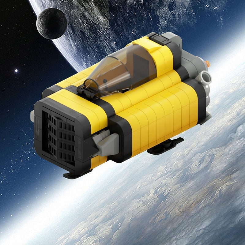 Neutron Spaceship MOC Building Kit | Futuristic Spacecraft Model - 3