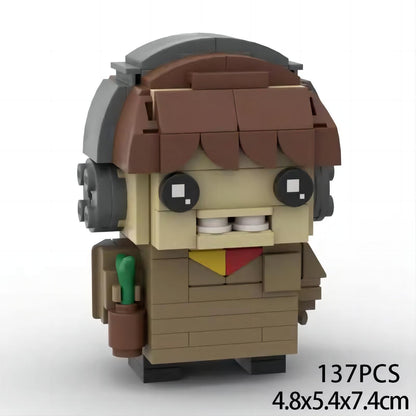 neville longbottom moc brickheadz | harry potter | compatible with lego - 3