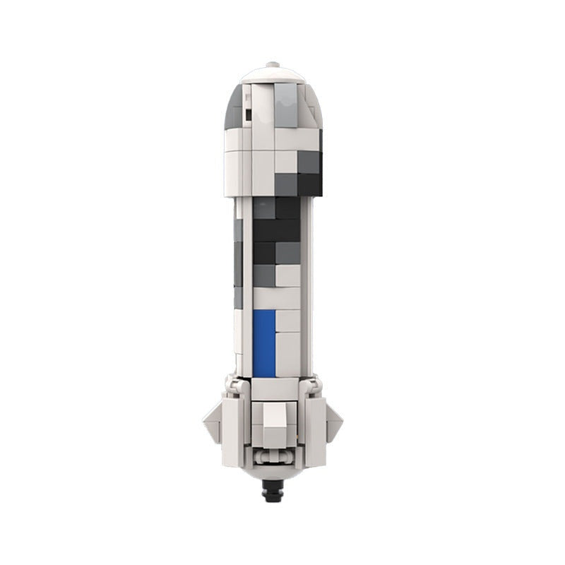 New Shepard Space Rocket MOC Building Kit | 1:110 Scale Model - 1
