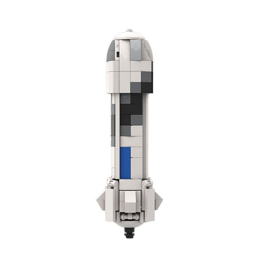 New Shepard Space Rocket MOC Building Kit | 1:110 Scale Model - 1