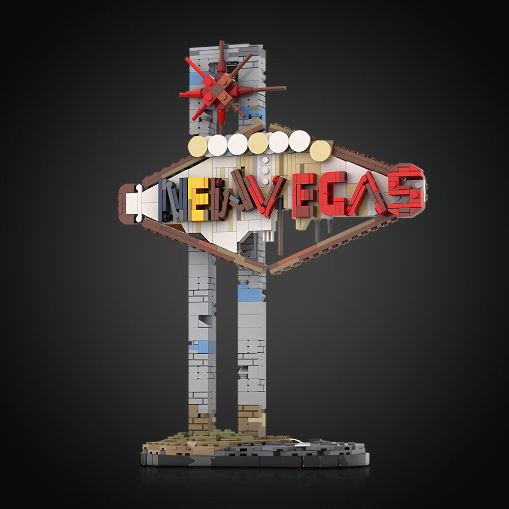 new vegas sign building kit | fallout | moc-232518 - 3