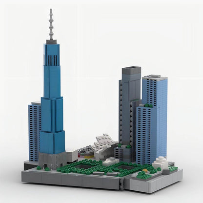 New World Trade Center NYC MOC Skyscraper Building Kit | Manhattan Tower Model - 2