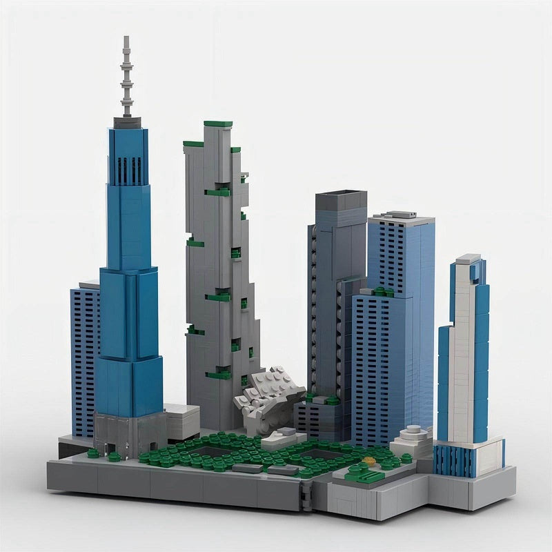 New World Trade Center NYC MOC Skyscraper Building Kit | Manhattan Tower Model - 3