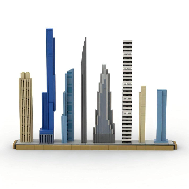 New York Billionaires' Row Skyline Building Kit | LEGO-Compatible MOC - 4