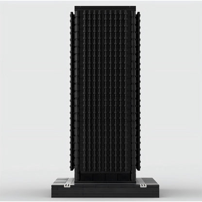 New York Black Rock Skyscraper Building Kit | LEGO-Compatible MOC - 2