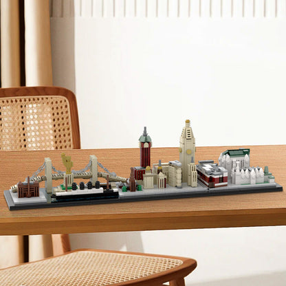 New York City Skyline 1900's Building Kit | LEGO-Compatible MOC - 2