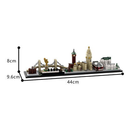 New York City Skyline 1900's Building Kit | LEGO-Compatible MOC - 3