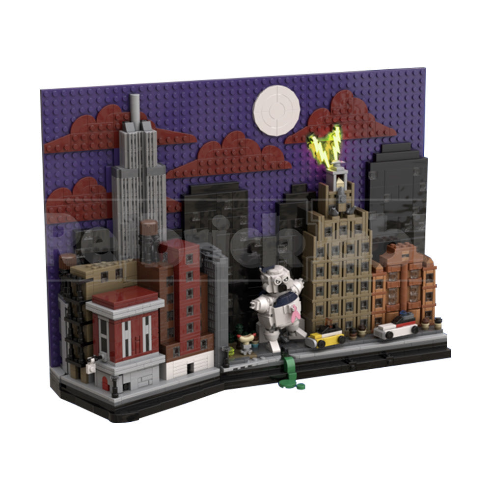 new york city skyline building set | ghostbusters | moc-200209 - 3