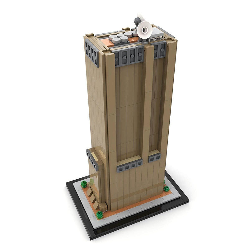 New York Long Lines Building Skyscraper Building Kit | 1:800 Scale Compatible MOC - 2