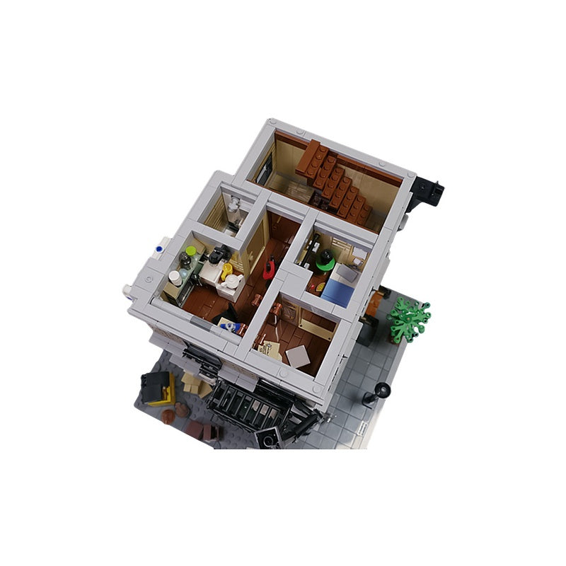 New York Superhero Apartment Building Kit | Compatible MOC - 5