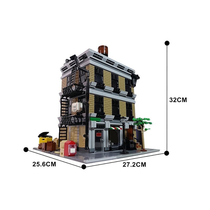 New York Superhero Apartment Building Kit | LEGO-Compatible MOC - 4