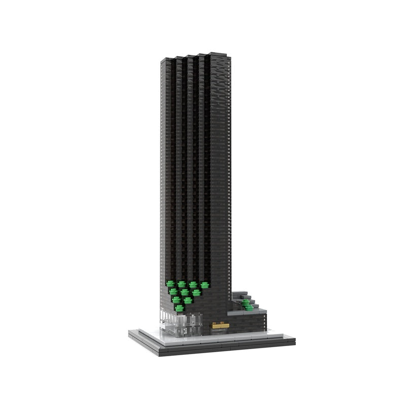New York Trump Tower 1:800 MOC Skyscraper Building Kit - 2