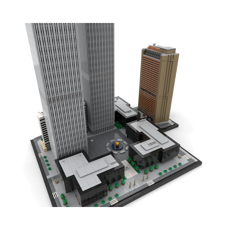 New York World Trade Center Complex 1:800 MOC Skyscraper Building Kit - 3