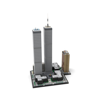 New York World Trade Center Complex 1:800 MOC Skyscraper Building Kit - 4