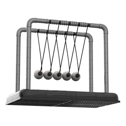 Newton’s Cradle Physics Desk Model MOC Building Kit | Kinetic Motion Display - 2