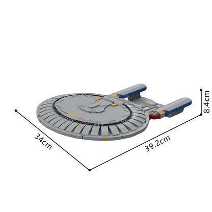 Next-Gen Deep Space Flagship Building Kit | 1:1500 Scale  | Compatible MOC - 6