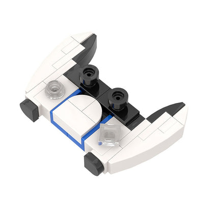Next-Gen White Gaming Console Building Kit | LEGO-Compatible MOC - 1