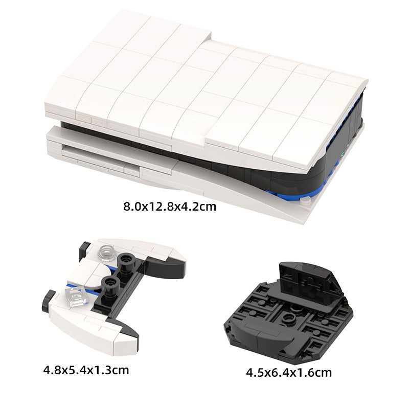 Next-Gen White Gaming Console Building Kit | LEGO-Compatible MOC - 3