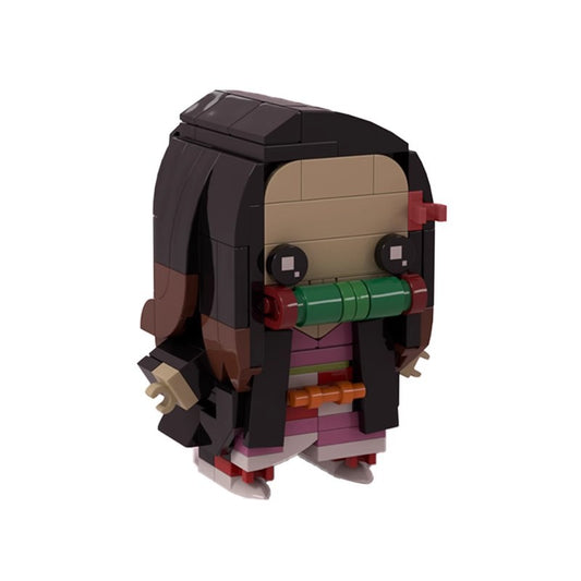 nezuko brickheadz building set | demon slayer | moc-82027 - 1