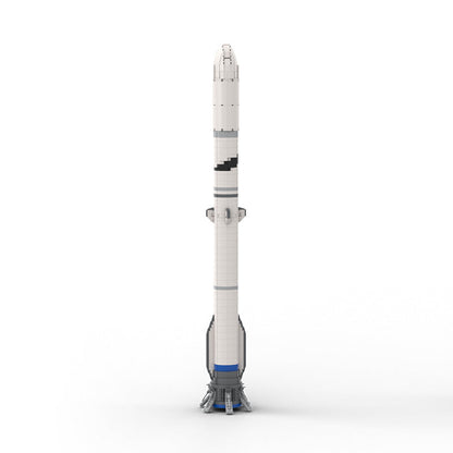 NG Heavy-Lift Orbital Rocket Building Kit | 1:110 Scale | LEGO-Compatible MOC - 1