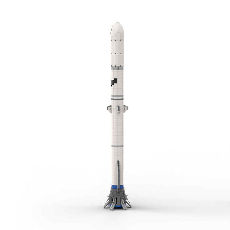 NG Heavy-Lift Orbital Rocket Building Kit | 1:110 Scale | LEGO-Compatible MOC - 2