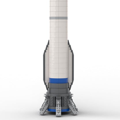 NG Heavy-Lift Orbital Rocket Building Kit | 1:110 Scale | LEGO-Compatible MOC - 6