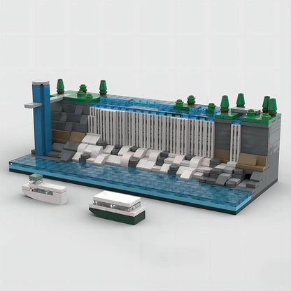 Niagara Falls Landmark Architecture Building Kit | LEGO-Compatible MOC - 2