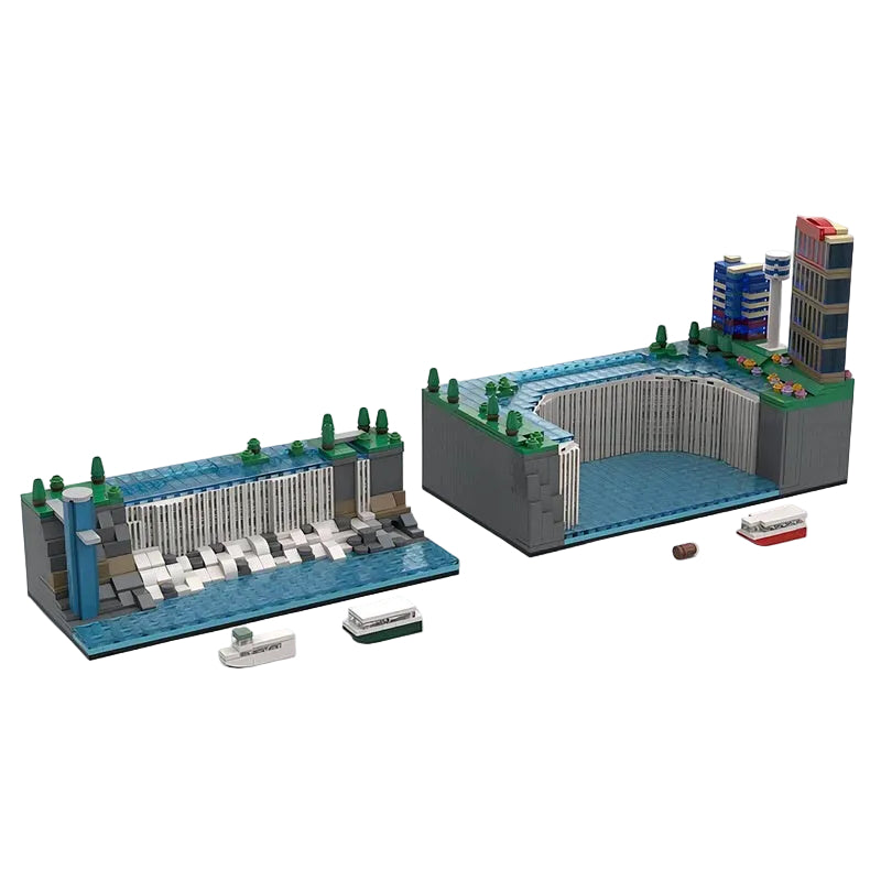 Niagara Falls Landmark Architecture Building Kit | LEGO-Compatible MOC - 5