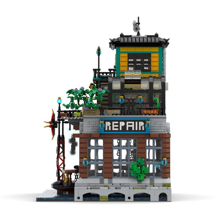 ninjago city expansion 2 building set | moc-158544 - 2