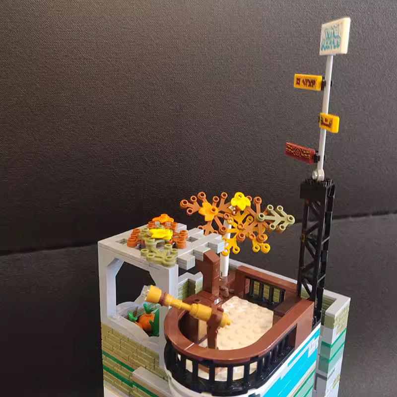 ninjago city observatory building set | moc-122370 - 2