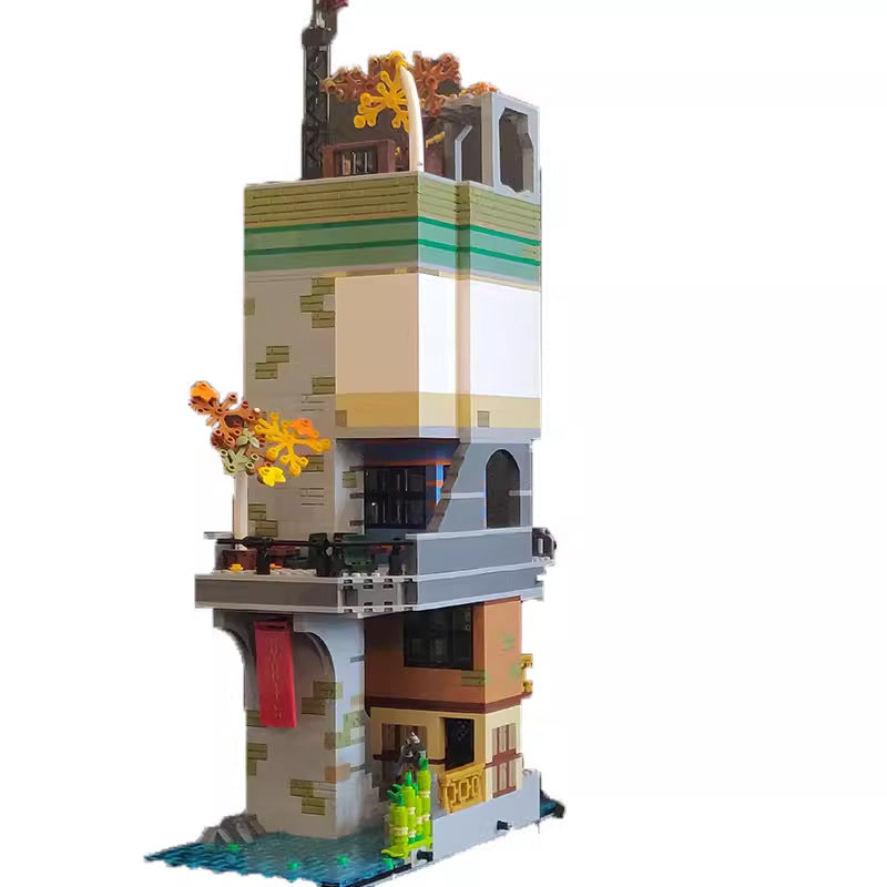 ninjago city observatory building set | moc-122370 - 5
