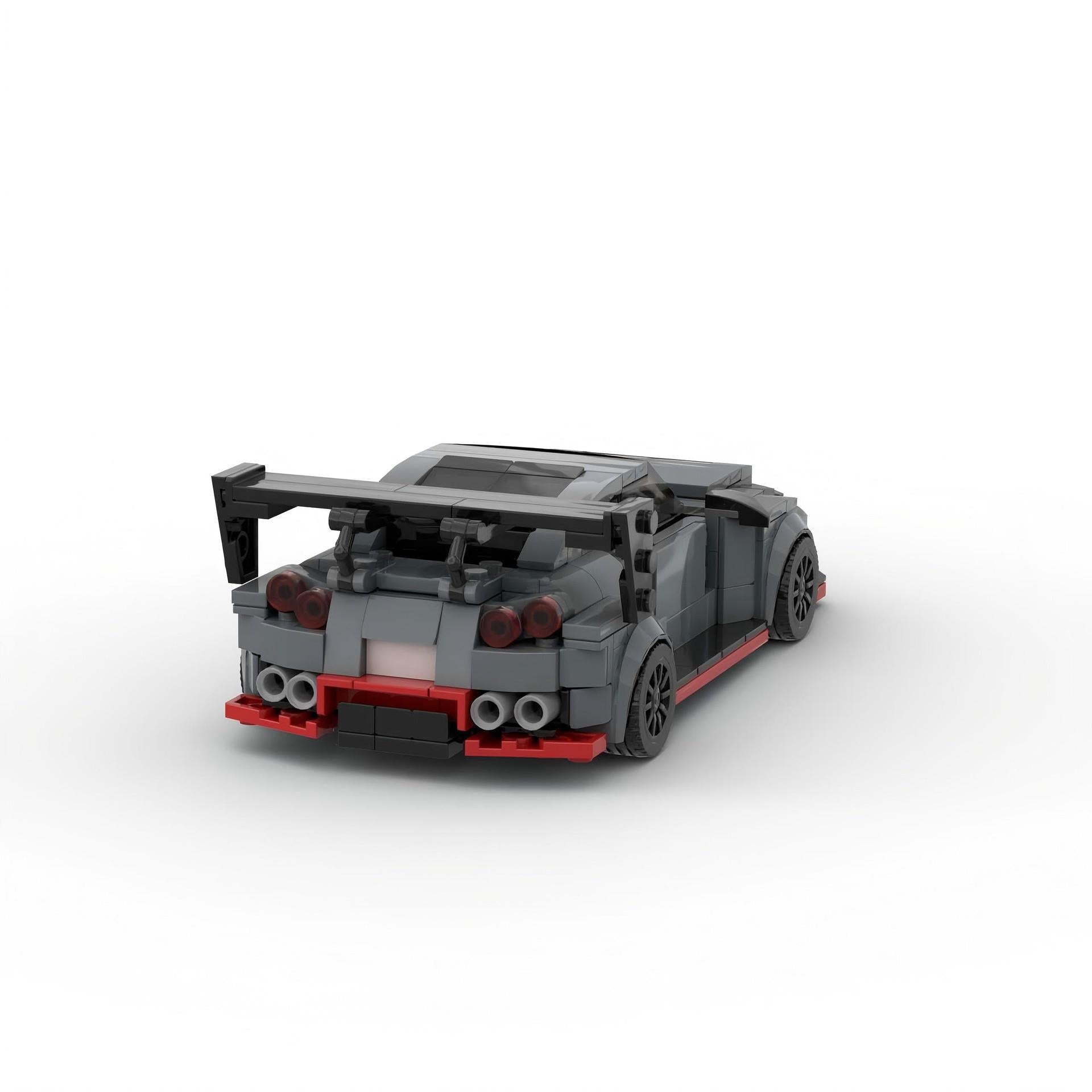 nissan gt-r 35 building set widebody | moc-63126 - 2