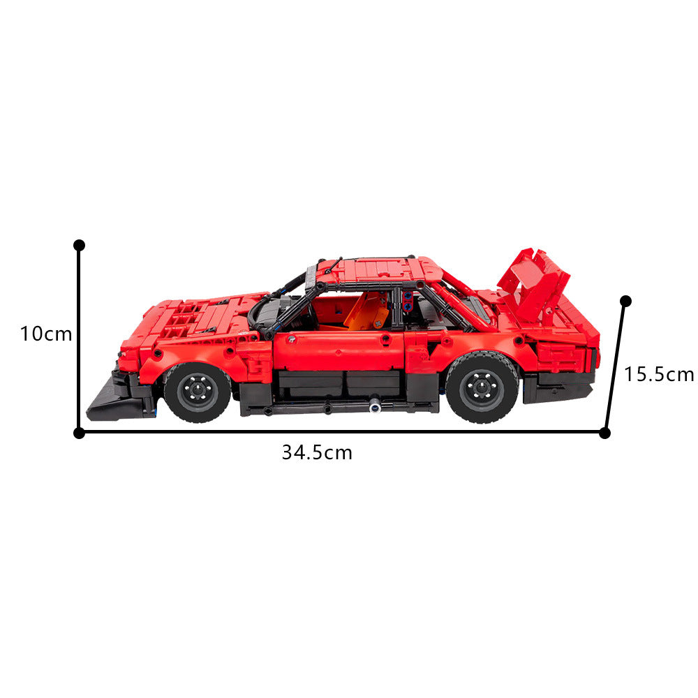 nissan skyline super silhouette car building set | moc-178245 - 4
