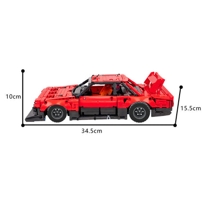 nissan skyline super silhouette car building set | moc-178245 - 4