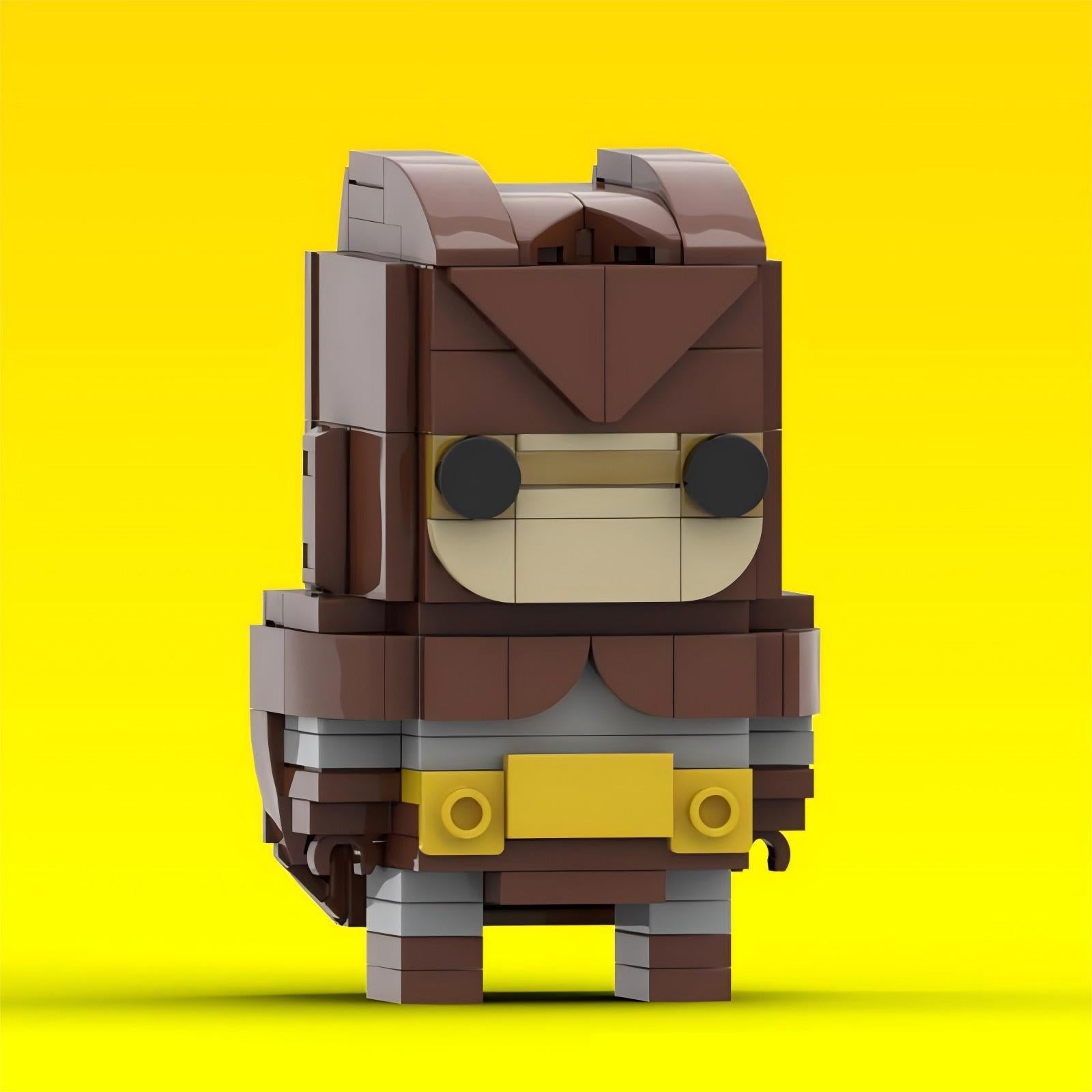 nite owl custom brickheadz building kit | watchmen | moc-117431 - 3